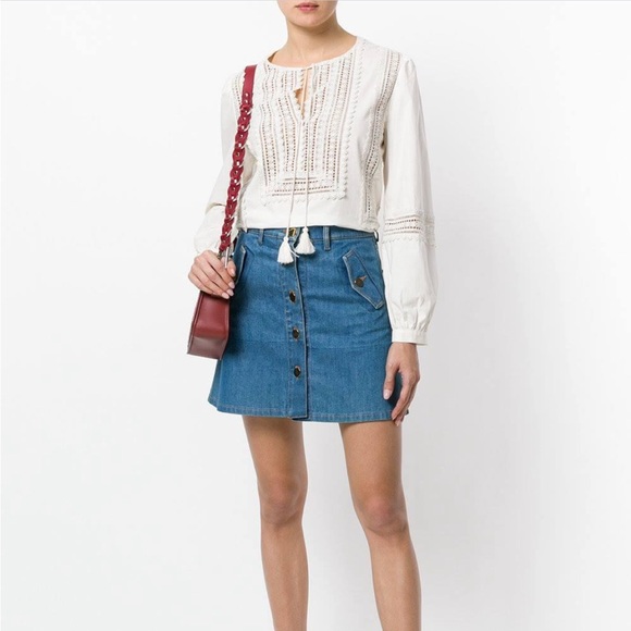 Tory Burch Marissa Shirt size 4 - Picture 7 of 8